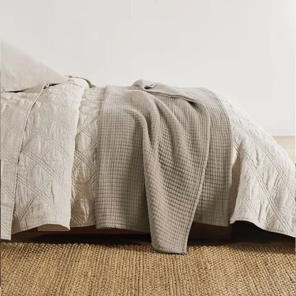 Caden Cotton Muslin Coverlet - Quahog Bay Bedding