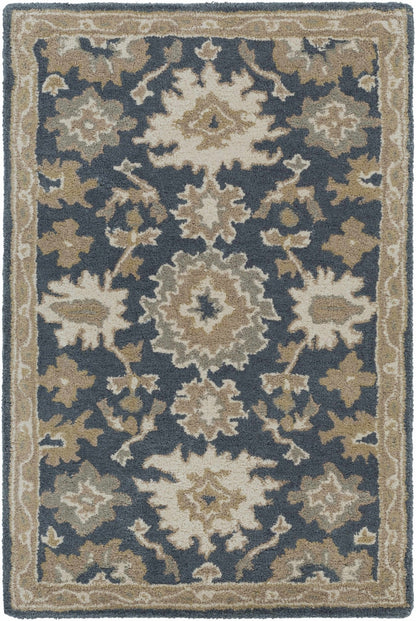 Caesar 1154 Navy Wool Rug - Quahog Bay Bedding