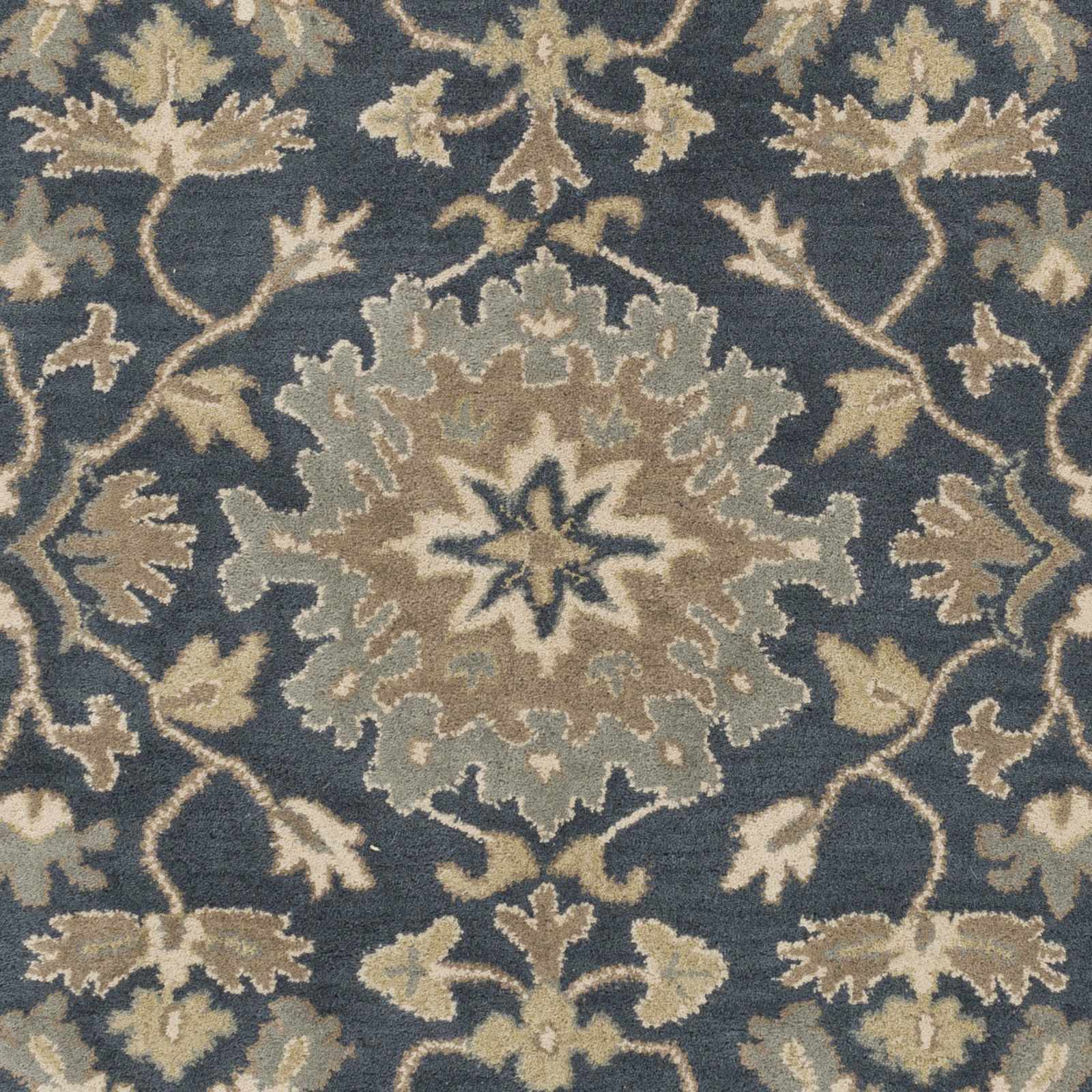 Caesar 1154 Navy Wool Rug - Quahog Bay Bedding