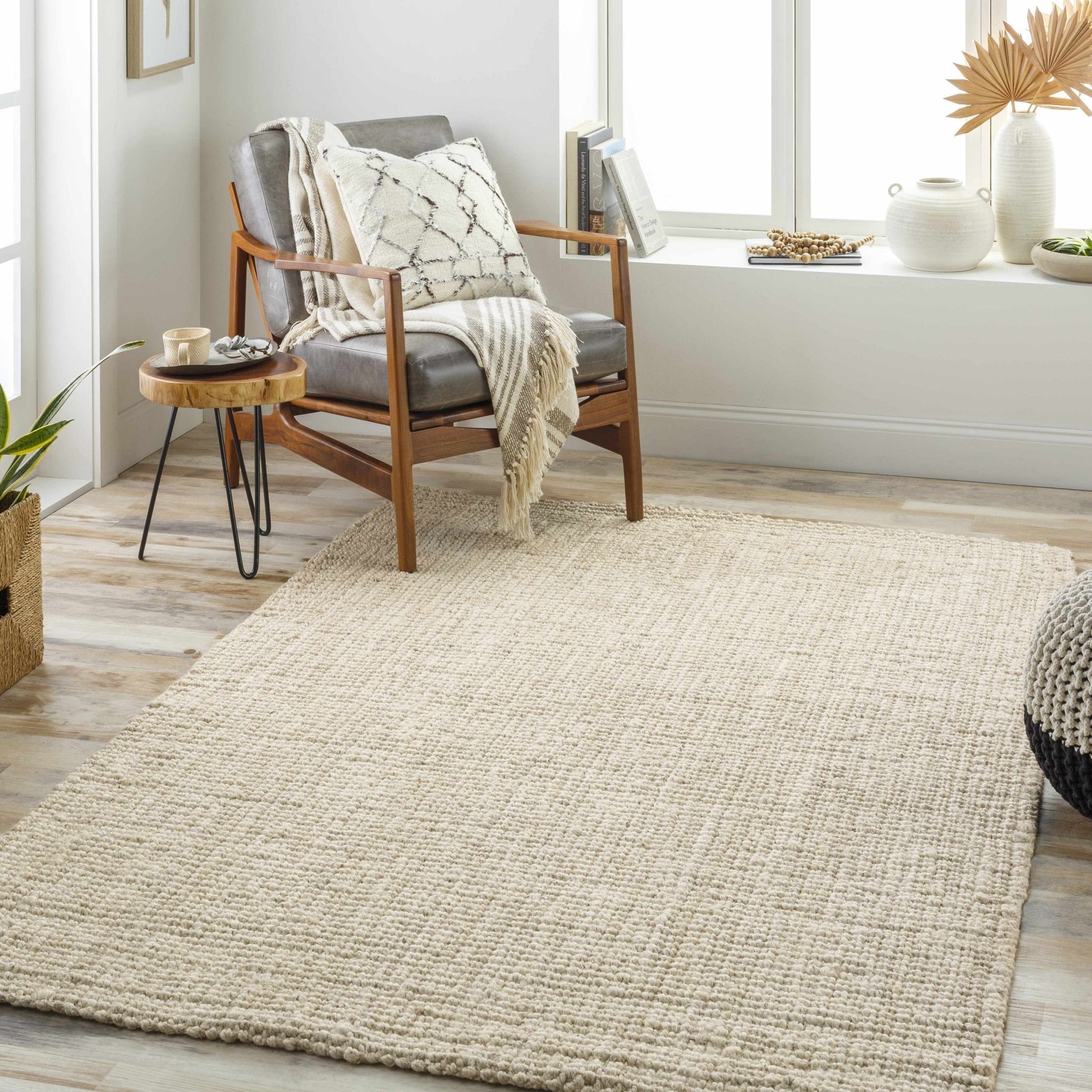 Calla Jute Beige Area Rug - Livabliss x Becki Owens - Quahog Bay Bedding