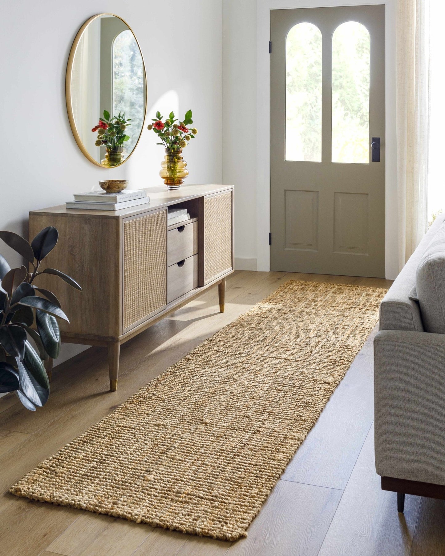 Calla Jute Tan Area Rug - Livabliss x Becki Owens - Quahog Bay Bedding