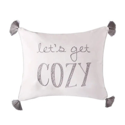 Camden Let's Get Cozy - Coastal Tassel Pillow - Quahog Bay Bedding