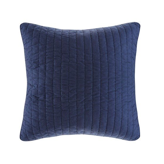 Camila Cotton Quilted Euro Sham - Quahog Bay Bedding