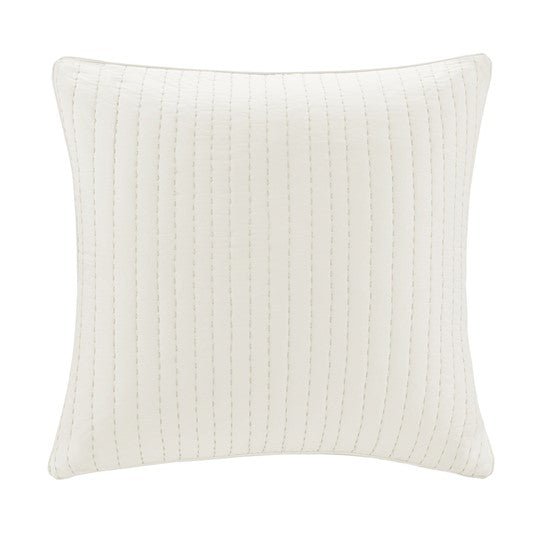 Camila Cotton Quilted Euro Sham - Quahog Bay Bedding