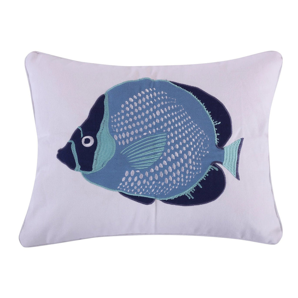 Camps Bay Fish Pillow - Quahog Bay Bedding