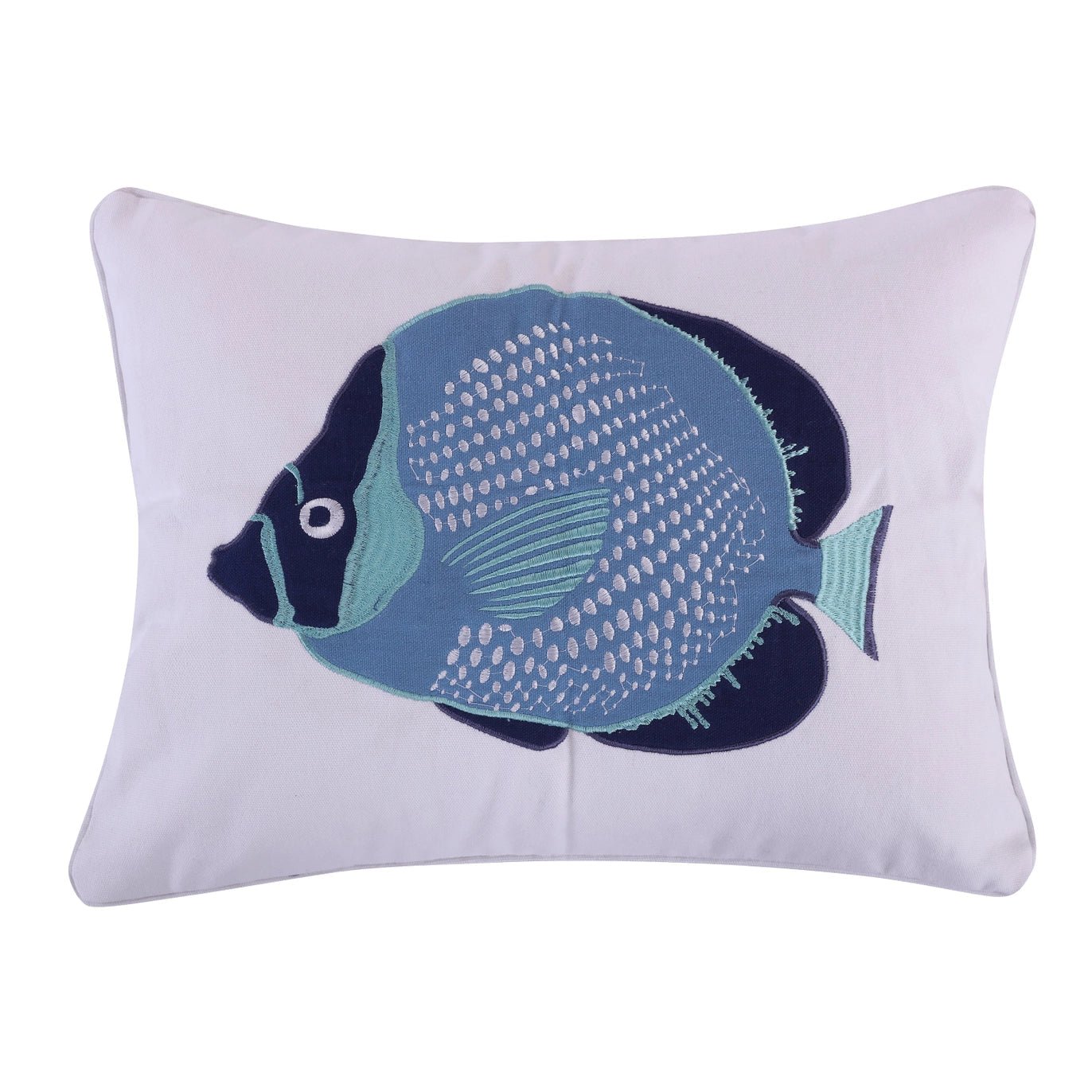 Camps Bay Fish Pillow - Quahog Bay Bedding