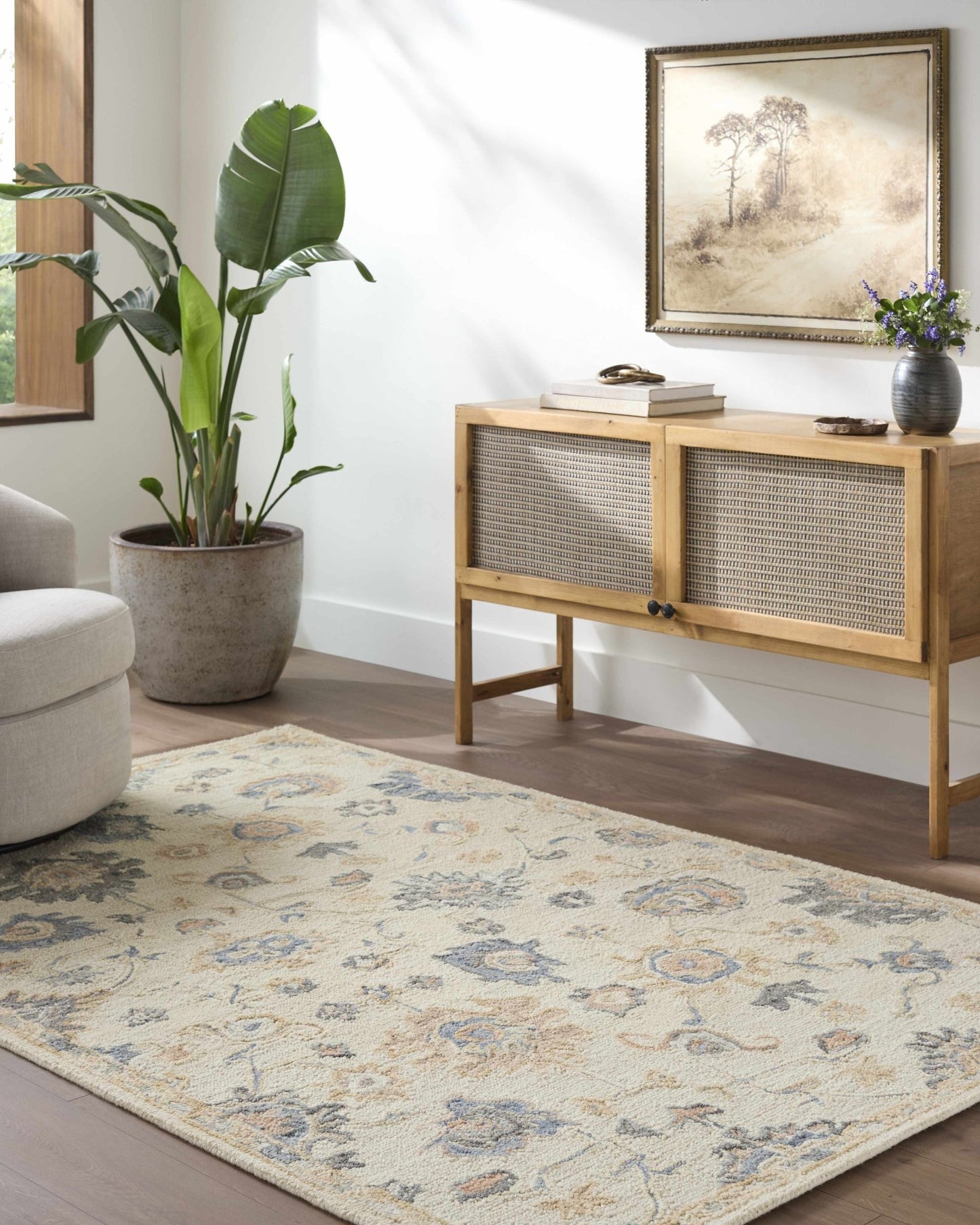 Candid Oushak Area Rug - Quahog Bay Bedding