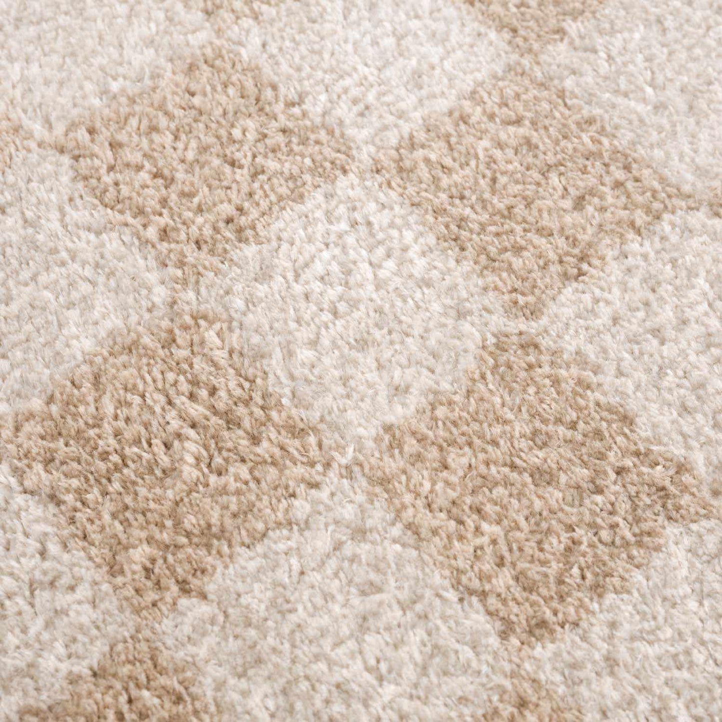 Canika Checkered Cream Washable Area Rug - Quahog Bay Bedding