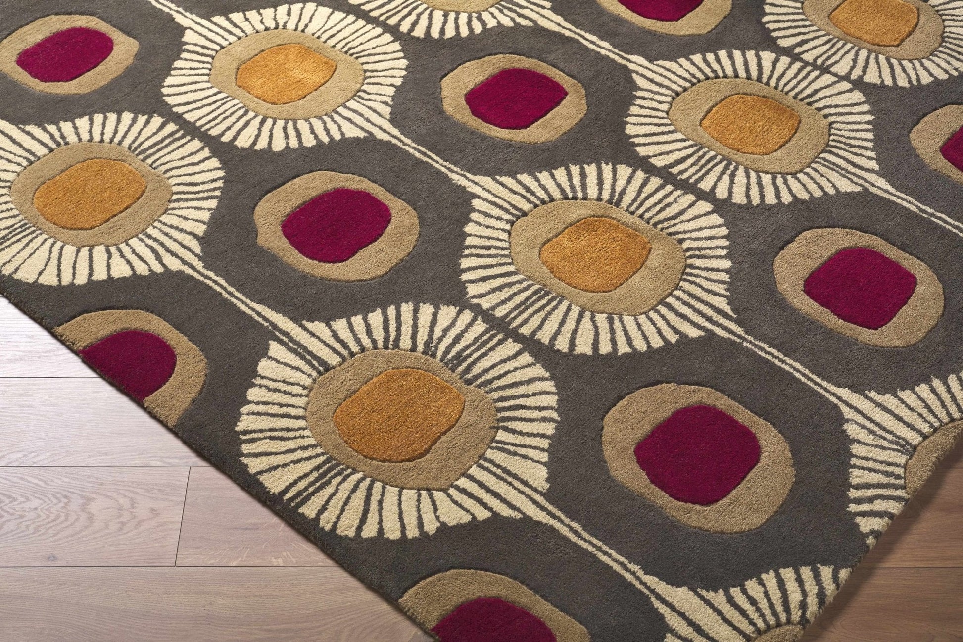Canovanas Modern Wool Rug - Quahog Bay Bedding