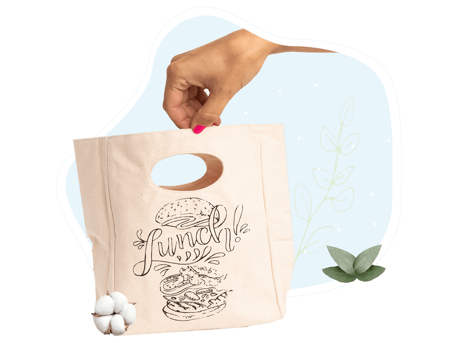 Canvas Lunch Bag - Quahog Bay Bedding
