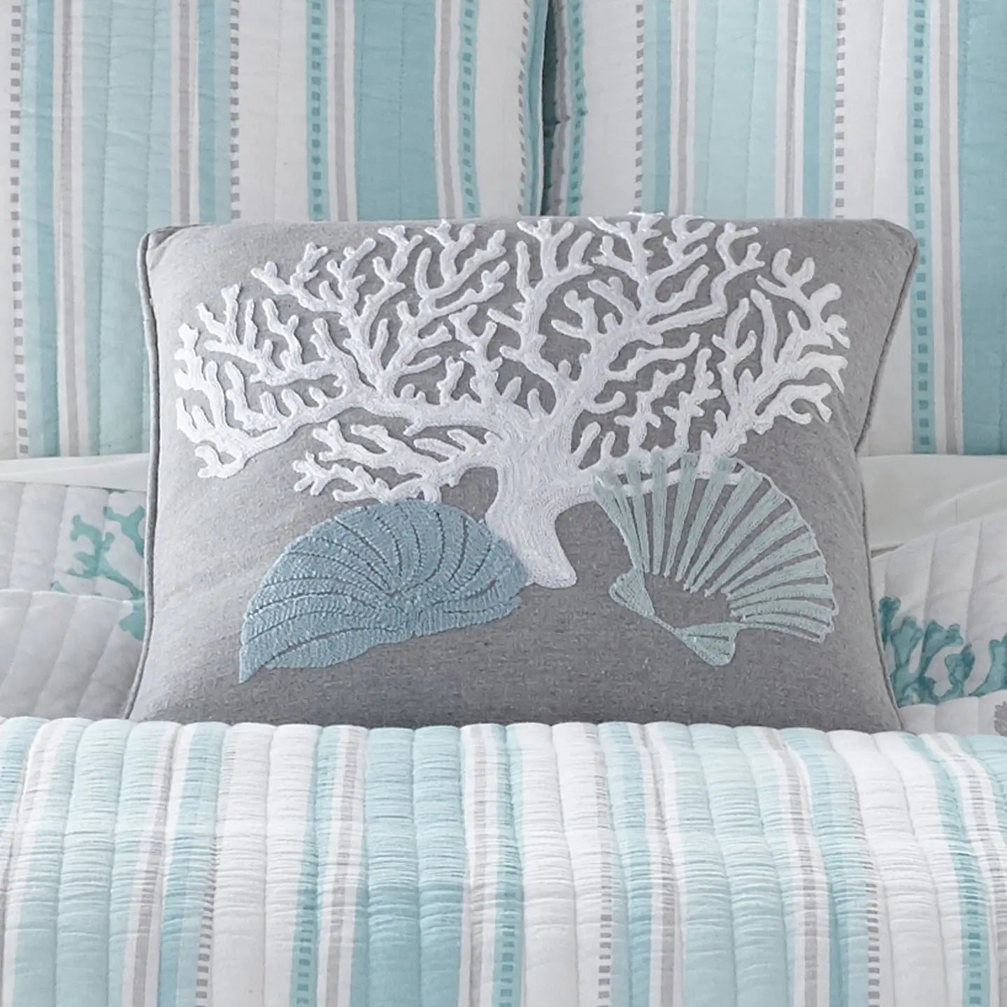 Cape Coral Pillow - Quahog Bay Bedding