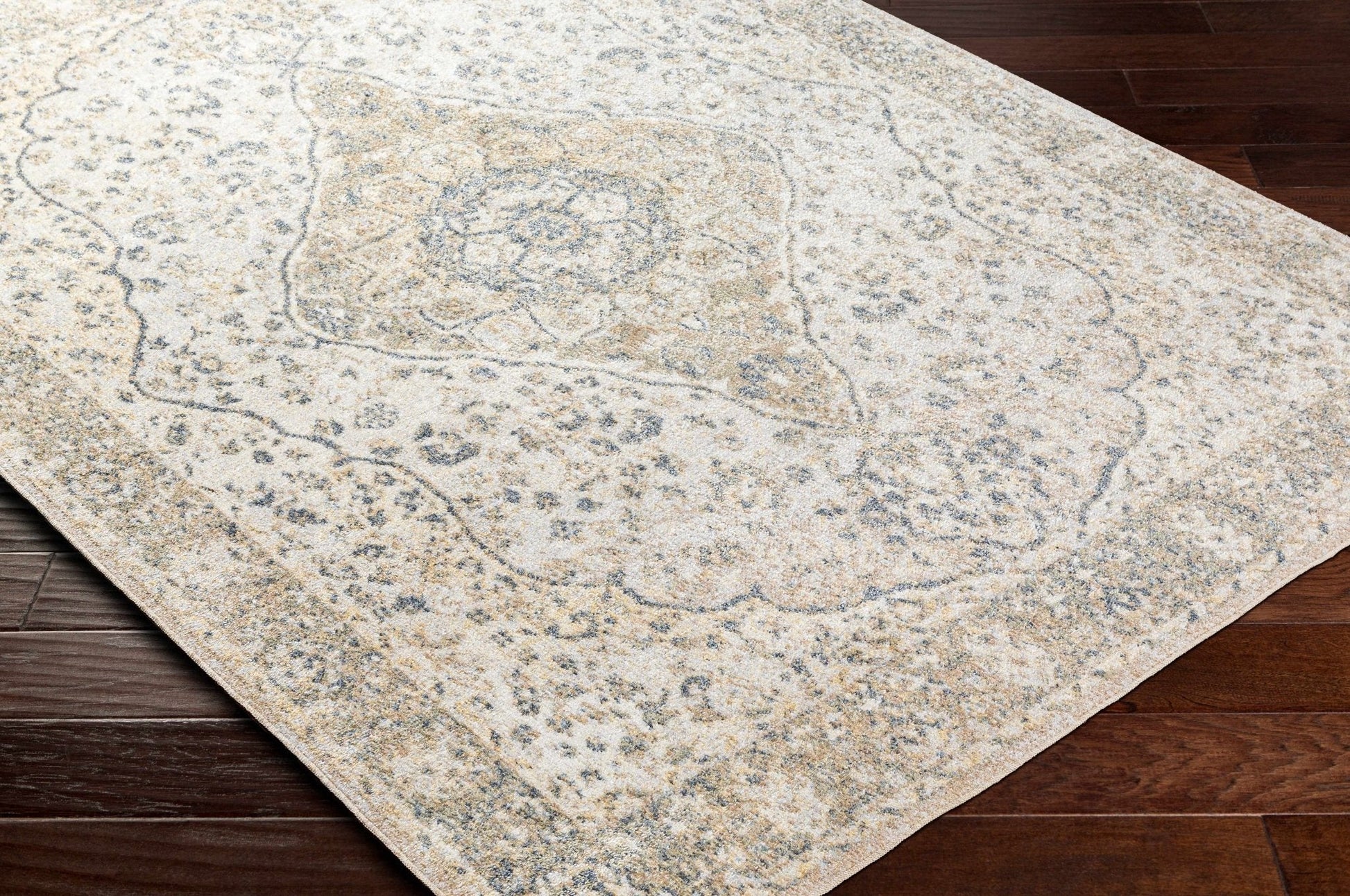 Cara Flat Pile Washable Rug - Quahog Bay Bedding