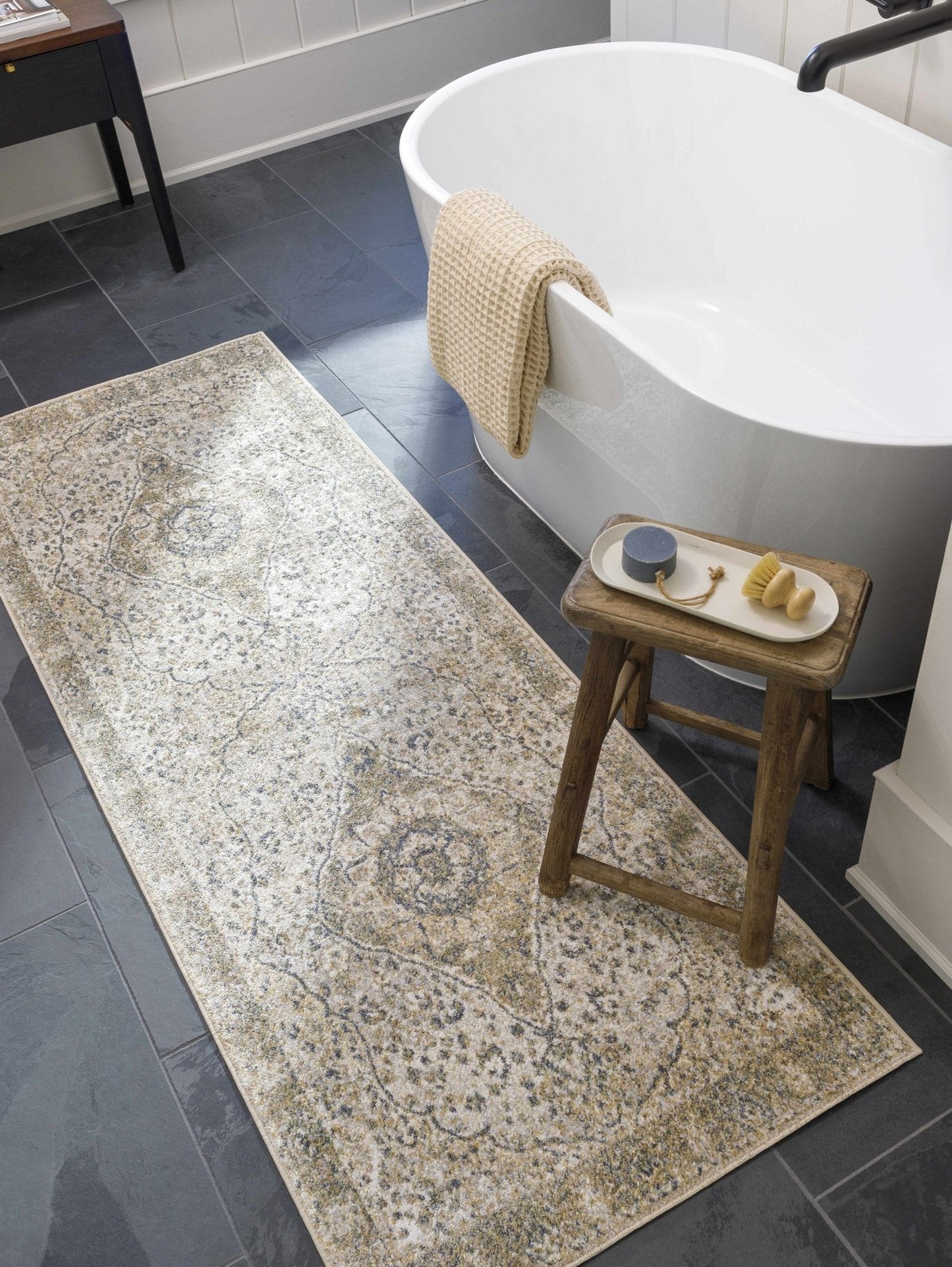 Cara Flat Pile Washable Rug - Quahog Bay Bedding