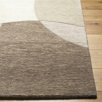 Cassiopeia Dark Brown & Beige Area Rug - Quahog Bay Bedding