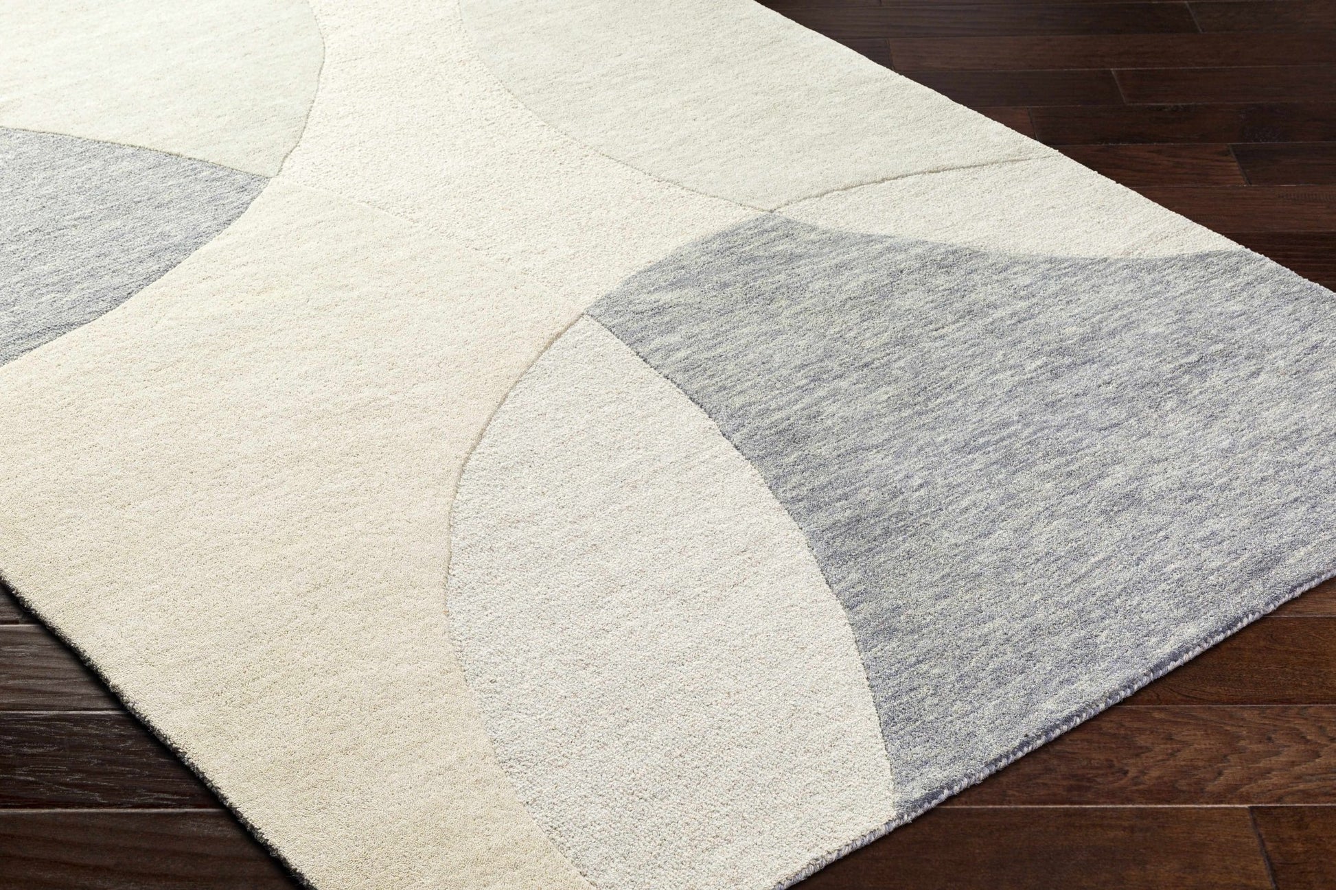 Cassiopeia Gray & Beige Area Rug - Quahog Bay Bedding