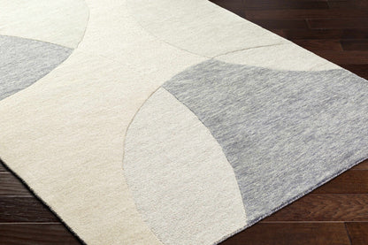 Cassiopeia Gray & Beige Area Rug - Quahog Bay Bedding