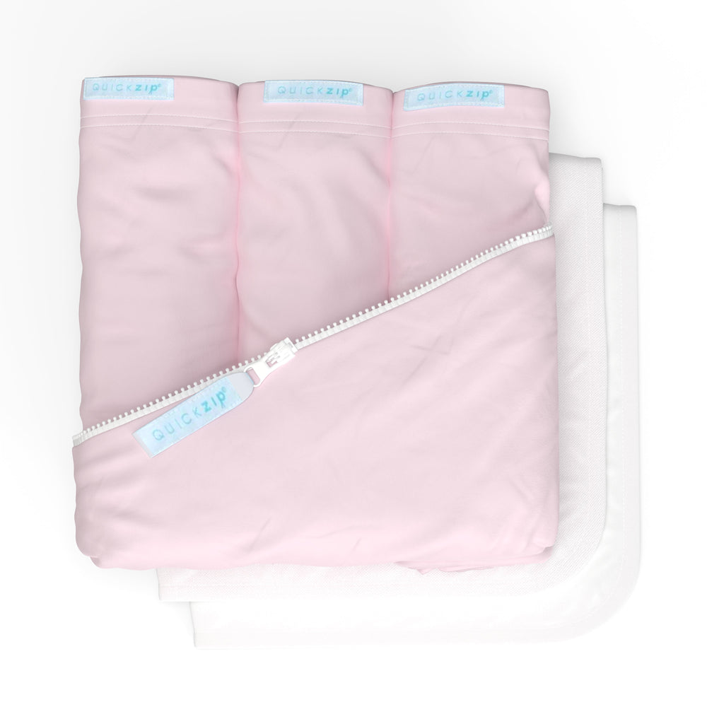 QuickZip Crib Zip Sheet Starter Pack