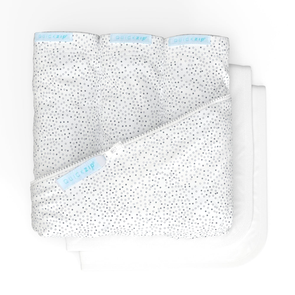 QuickZip Crib Zip Sheet Starter Pack