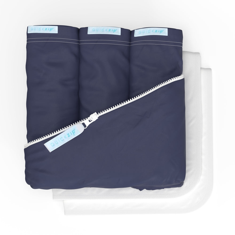 QuickZip Crib Zip Sheet Starter Pack