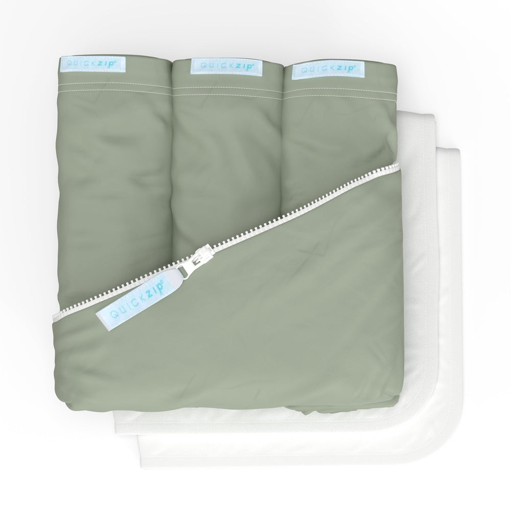 QuickZip Crib Zip Sheet Starter Pack