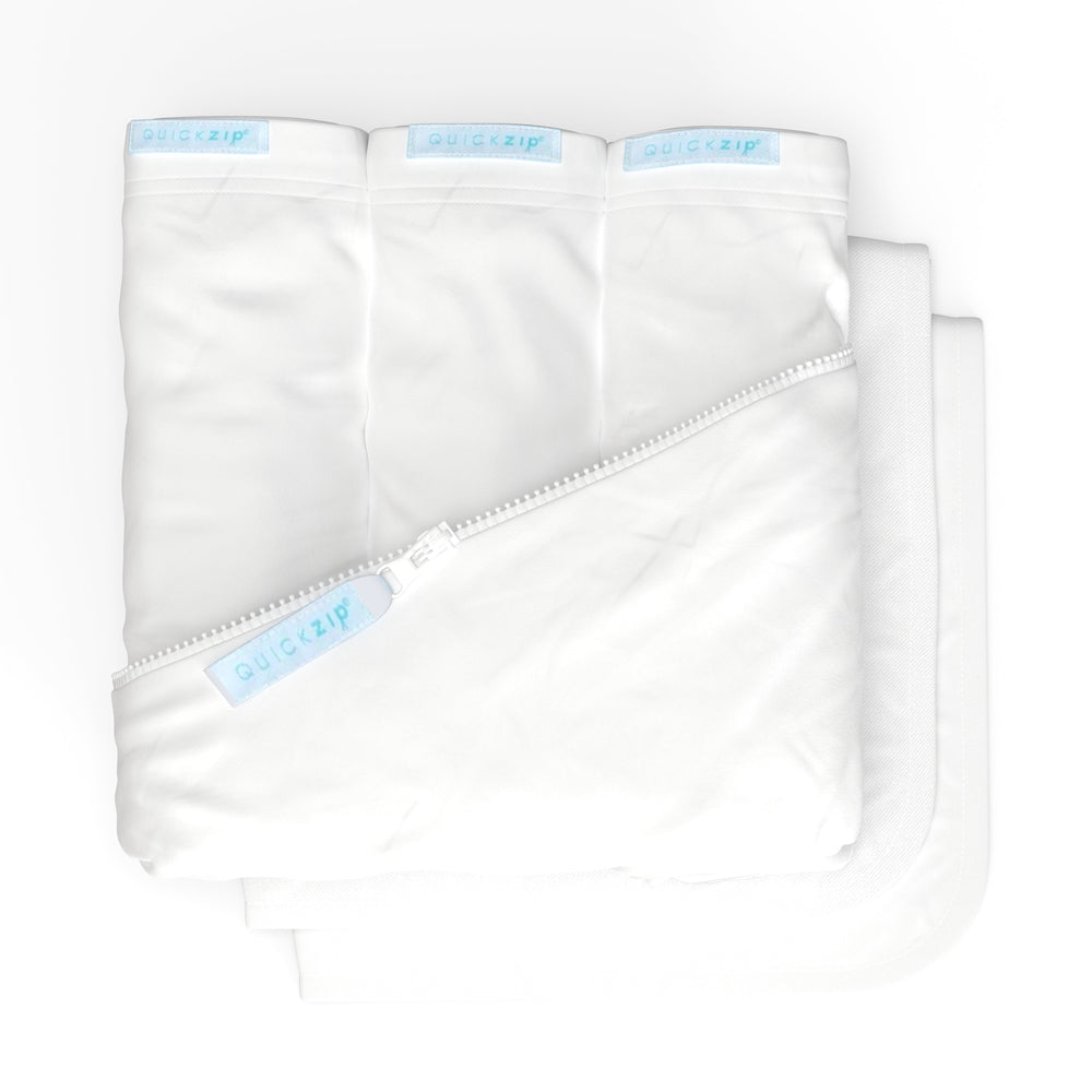 QuickZip Crib Zip Sheet Starter Pack