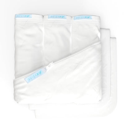QuickZip Crib Zip Sheet Starter Pack