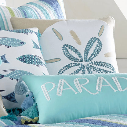 Laida Beach Flower Pillow