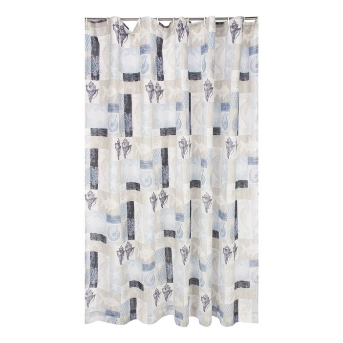 Cerralvo Shower Curtain - Coastal Shower Curtains - Quahog Bay Bedding