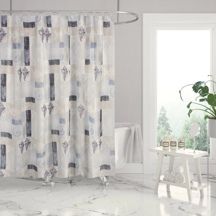 Cerralvo Shower Curtain - Coastal Shower Curtains - Quahog Bay Bedding