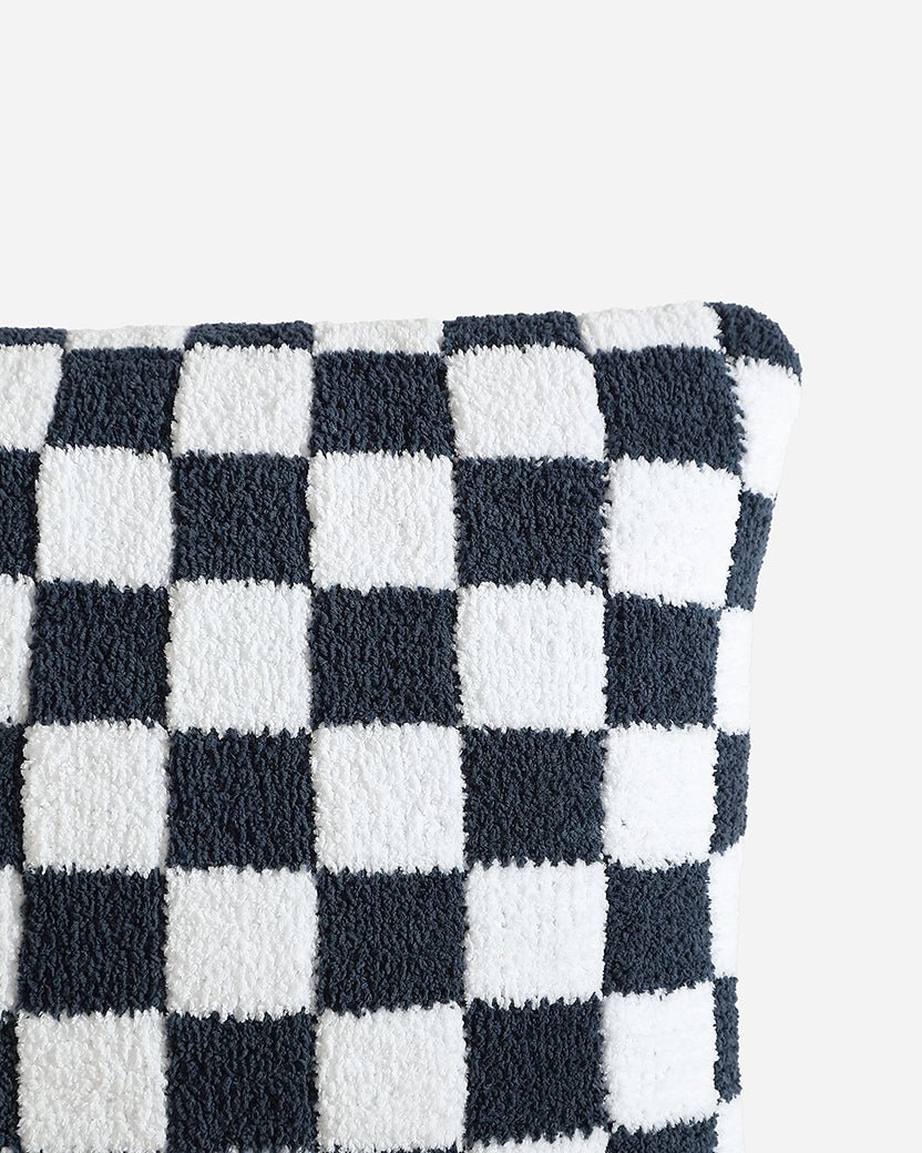 Checkerboard Throw Pillow - Quahog Bay Bedding