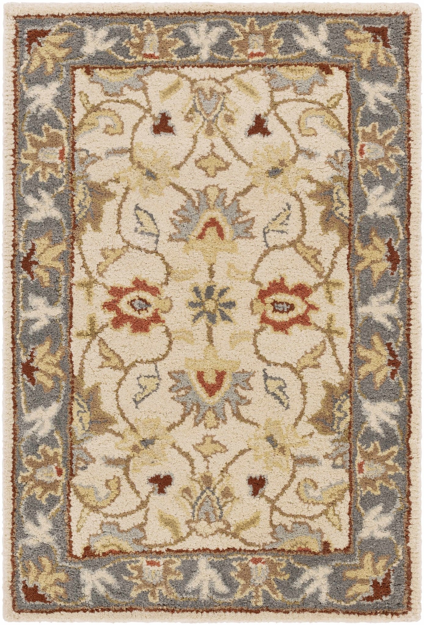 Cherryfield 1125 Yellow&Sage Wool Rug - Quahog Bay Bedding