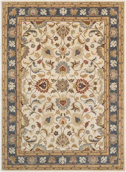 Cherryfield 1125 Yellow&Sage Wool Rug - Quahog Bay Bedding