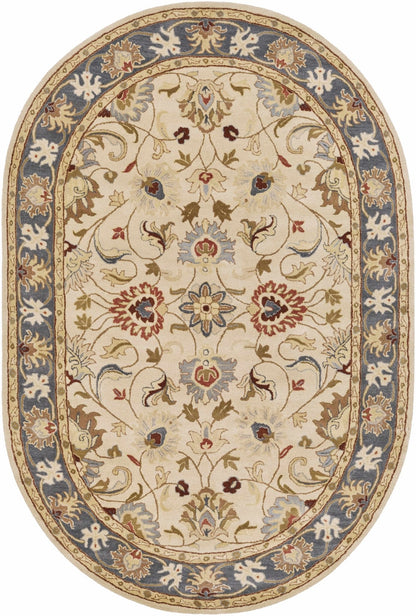 Cherryfield 1125 Yellow&Sage Wool Rug - Quahog Bay Bedding