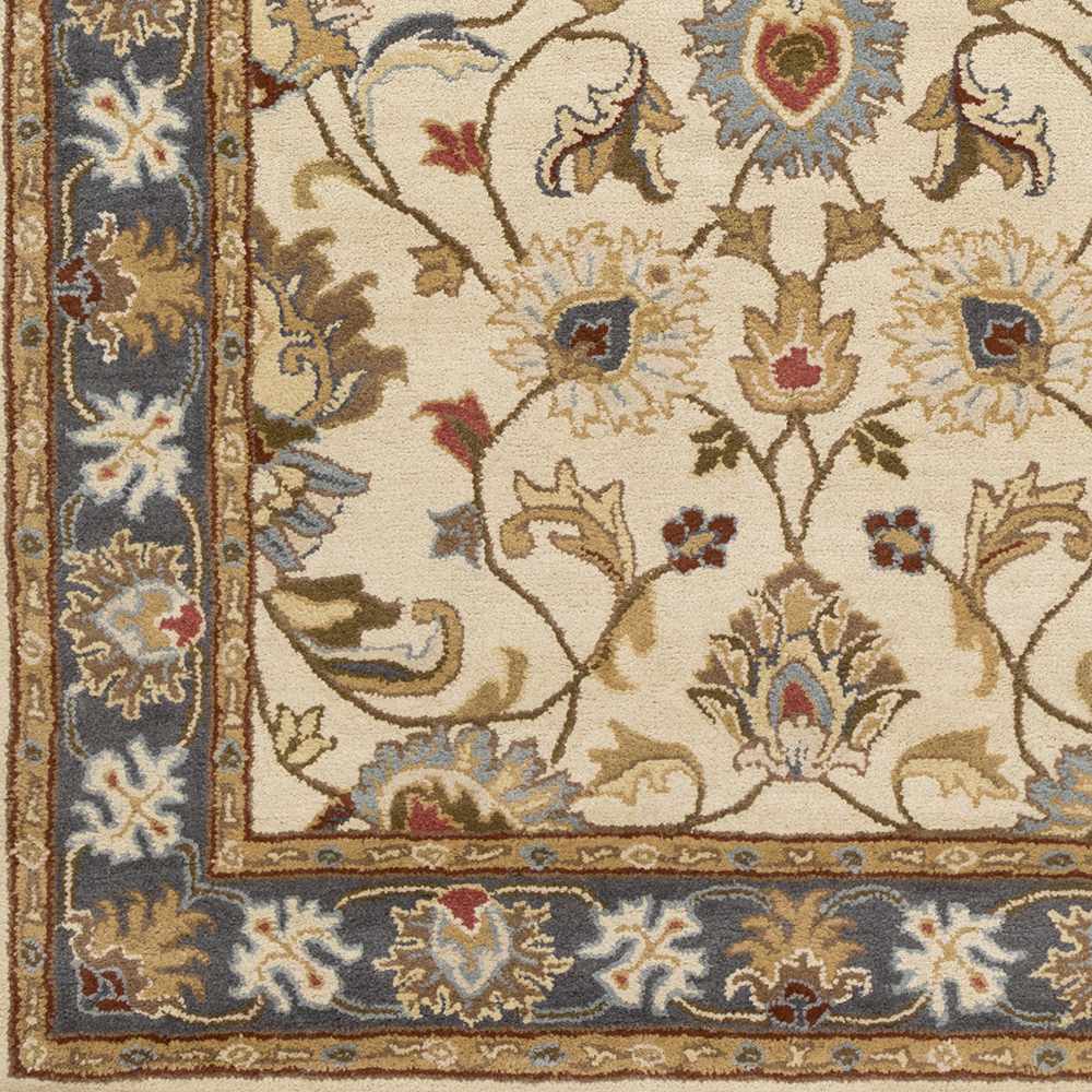Cherryfield 1125 Yellow&Sage Wool Rug - Quahog Bay Bedding