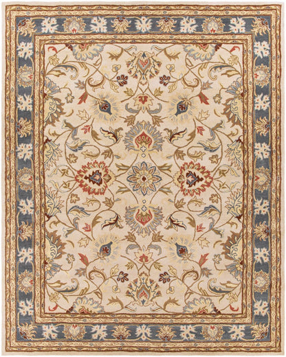 Cherryfield 1125 Yellow&Sage Wool Rug - Quahog Bay Bedding