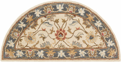 Cherryfield 1125 Yellow&Sage Wool Rug - Quahog Bay Bedding