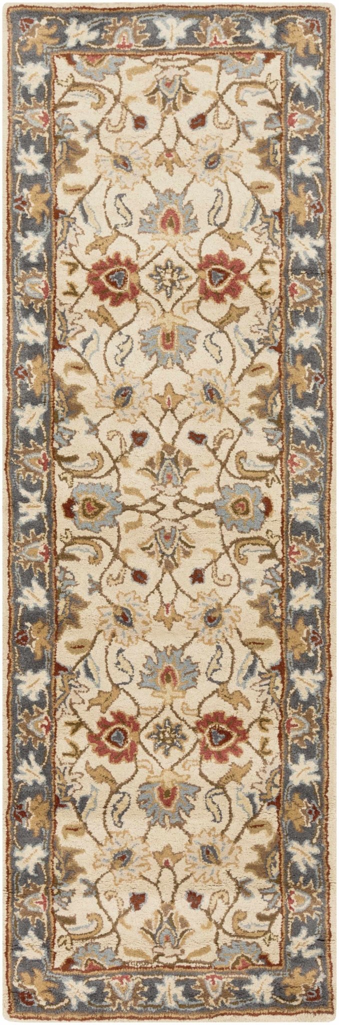 Cherryfield 1125 Yellow&Sage Wool Rug - Quahog Bay Bedding