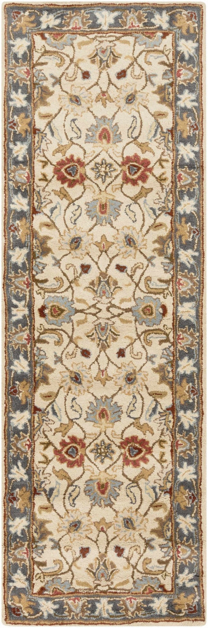 Cherryfield 1125 Yellow&Sage Wool Rug - Quahog Bay Bedding