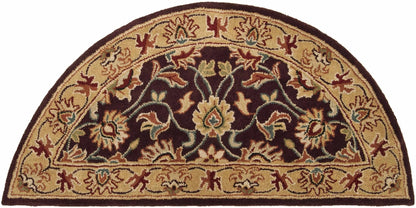 Cherryfield Burgundy 1024 Wool Area Rug - Quahog Bay Bedding