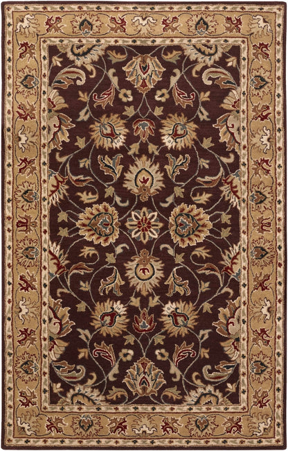 Cherryfield Burgundy 1024 Wool Area Rug - Quahog Bay Bedding