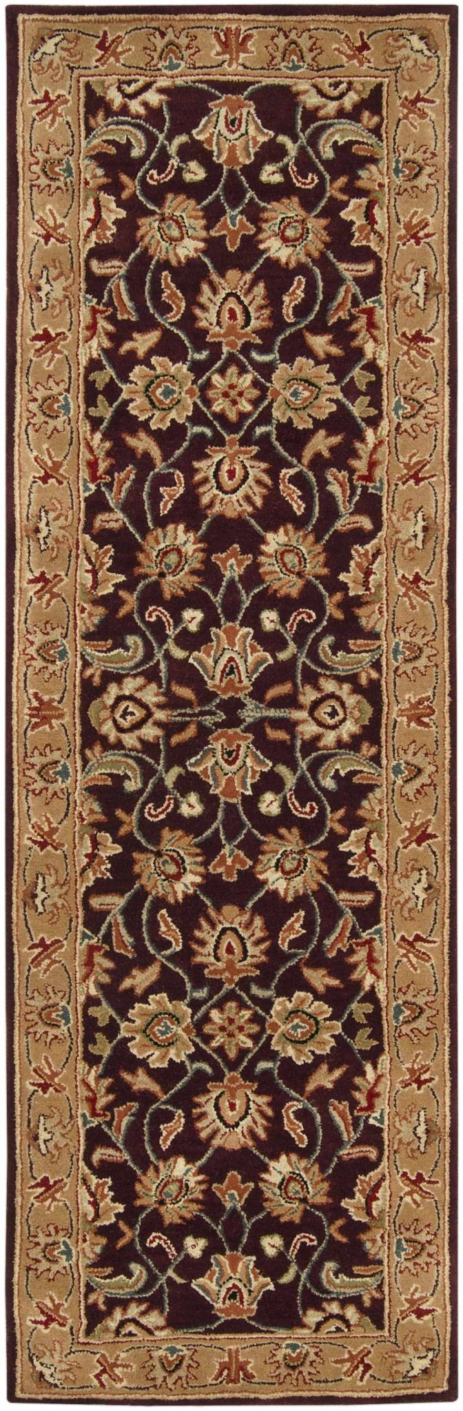 Cherryfield Burgundy 1024 Wool Area Rug - Quahog Bay Bedding