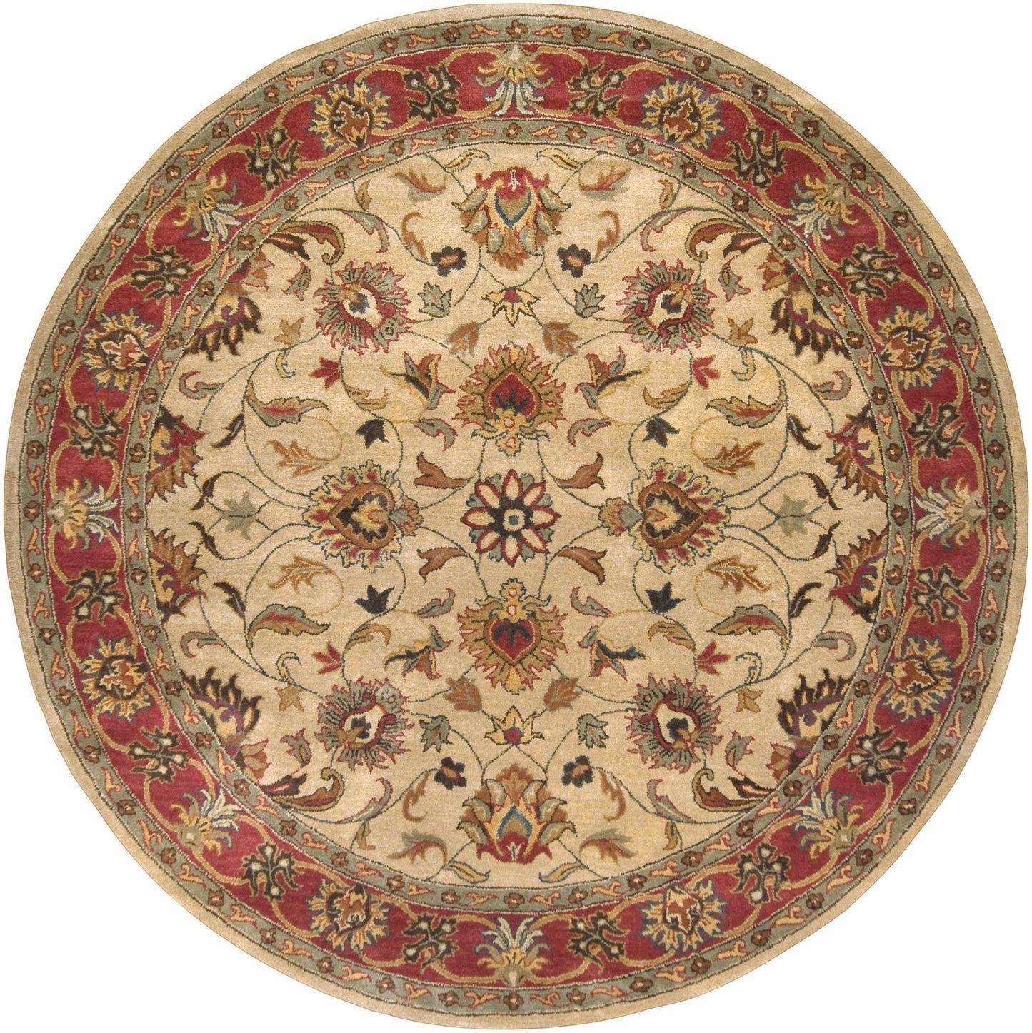 Cherryfield Hand Tufted Brown & Rust 1001 Wool Rug - Quahog Bay Bedding