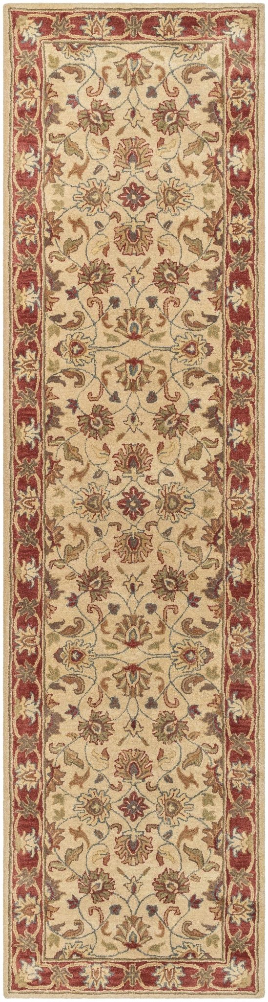 Cherryfield Hand Tufted Brown & Rust 1001 Wool Rug - Quahog Bay Bedding