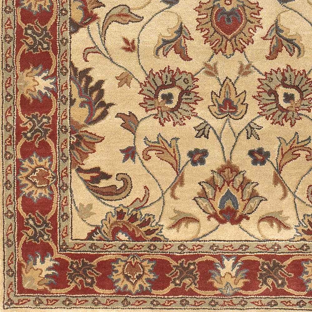 Cherryfield Hand Tufted Brown & Rust 1001 Wool Rug - Quahog Bay Bedding