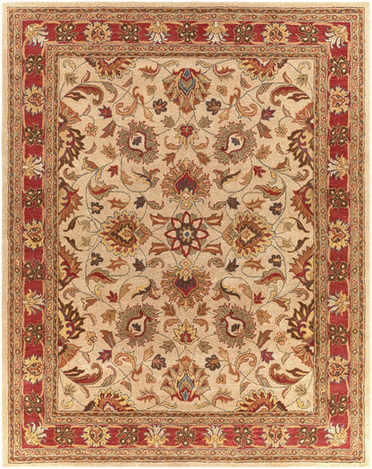 Cherryfield Hand Tufted Brown & Rust 1001 Wool Rug - Quahog Bay Bedding