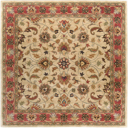 Cherryfield Hand Tufted Brown & Rust 1001 Wool Rug - Quahog Bay Bedding