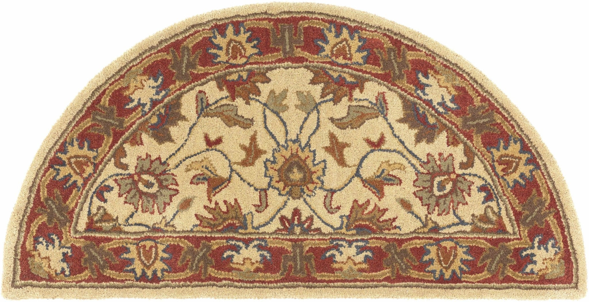 Cherryfield Hand Tufted Brown & Rust 1001 Wool Rug - Quahog Bay Bedding