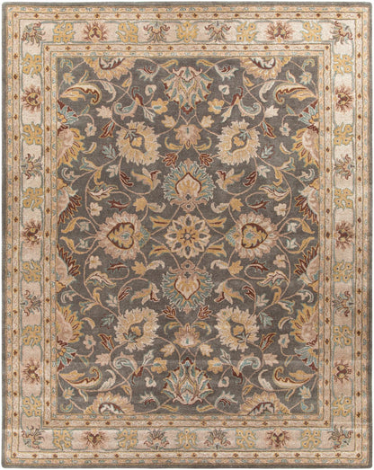Cherryfield Hand Tufted Taupe Wool Rug - Quahog Bay Bedding