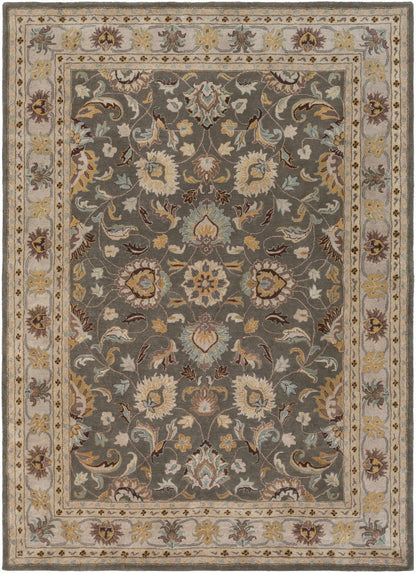 Cherryfield Hand Tufted Taupe Wool Rug - Quahog Bay Bedding