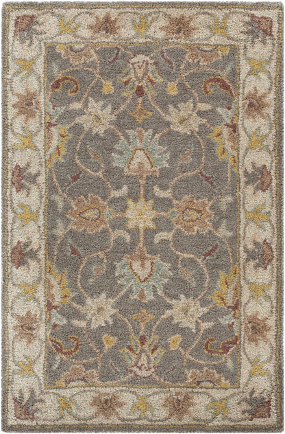 Cherryfield Hand Tufted Taupe Wool Rug - Quahog Bay Bedding